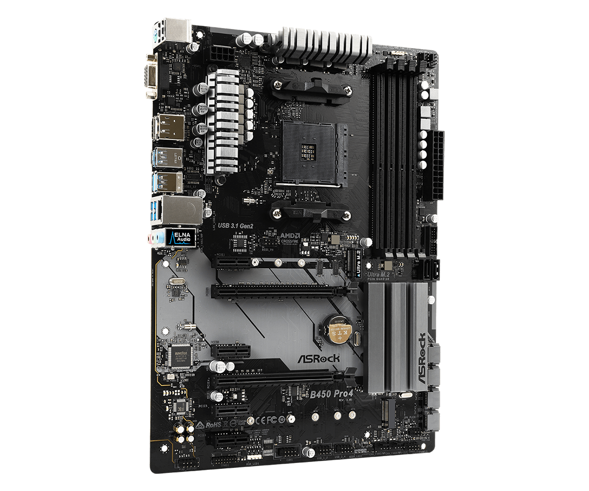 Asrock B450 Pro4 - Motherboard Specifications On MotherboardDB